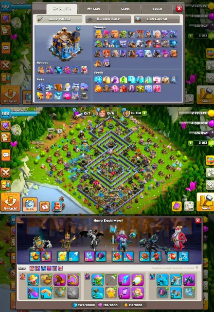 ⚔️✅【 Clash of Clans 】⚔️【 Town Hall 18 】⚔️【 Full Access + Warranty 】✅⚔️, 18 TH Родной Деревни