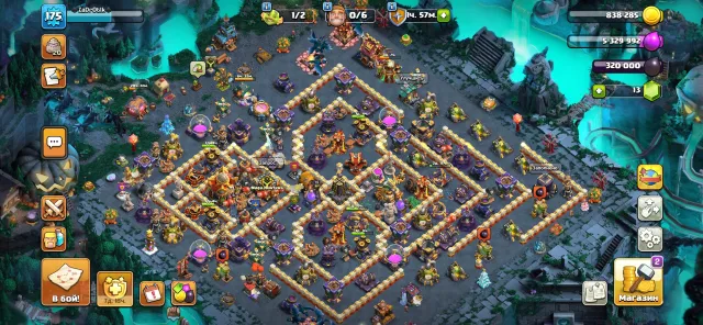 Жирный акк 16 тх, 16 TH Main Village, 8 TH Builder