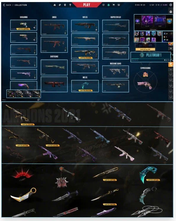 ❤️🔥🎮 APAC 🥈 Platinum 1 🔪 8 Melee 🔫 17 Gun Skins 🏆 Evori Dreamwings ⚡ Kuronami, Sale, Platinum 1, Agents: 18, Skins: 25