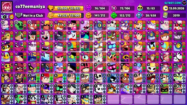SELLING ACCOUNT🥇 55030 trophies, ⚡ 72 brawlers at power 11, 👕 skins worth 33-35K. 📩 See description!, 55030 trophies, 106 brawlers, 21 primes