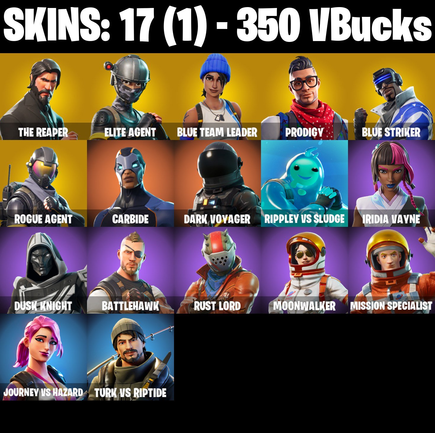 [PC/XBOX/PSN] 23 SKINS | The Reaper | Elite Agent | Rogue Agent | Blue Team Leader | Blue Striker, Sale, skins 23
