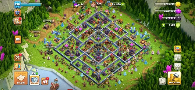 Selling Clash of Clans account with full 17 Town Hall, 17 TH Home Village, 10 TH Builder Base