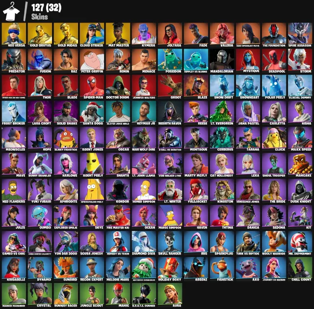 ⚡ NEO VERSA • Leviathan Axe • Gold Brutus • Cloud Striker | 127 Skins | (PC/XBOX/PSN), Sale, skins 127