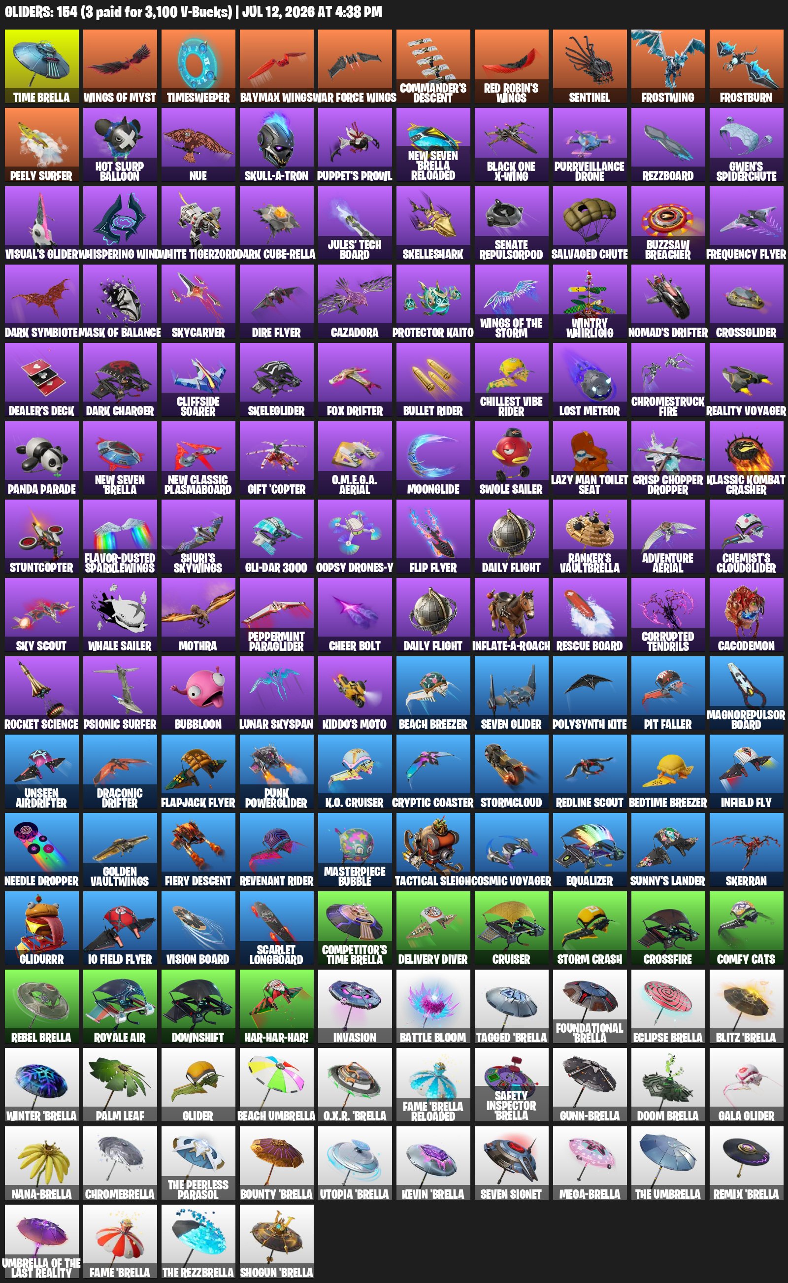 💘Red Knight💘Zero💘Sanctum💘Snow Drift💘Geometrik💘Bunnywolf💘, Sale, skins 158