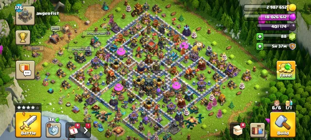 TH 17 Макс~герои-56/83/61/17~4× Скин Героя~Cwl Madels 289~Все Оборудование~Подключение к почте покупателя, 17 TH Родной Деревни, 10 TH Строителя