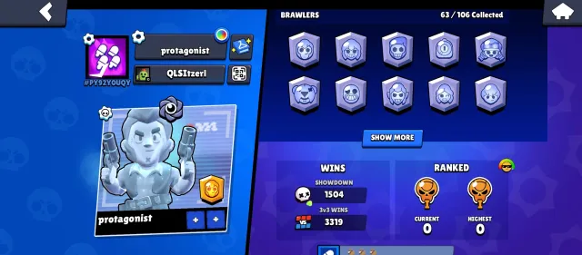 ACCOUNT 2019 WITH UNTOUCHED LEAGUE AND CHEAP DONATION, 26000 trophies, 63 brawlers