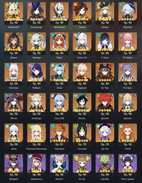 Strong account since Genshin release + HSR + Zzz, Any platform, Email linked, Lumine, Levelled up, AR 60, Primogems 5000