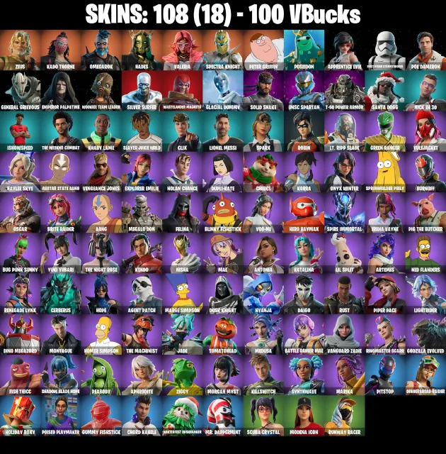 [PC/PSN/XBOX] 140 skinów | Optimus Prime | Snap | Wild Card | Malik | Valeria | 500 VB, Sprzedaż, skiny 140