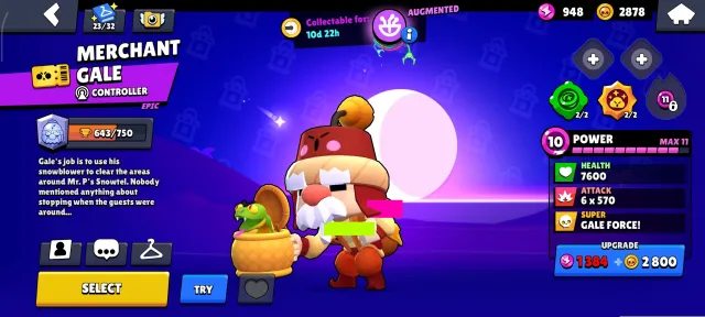 2019 Kung Fu Brock Saloon 8-Bit Merchant Gale Power Level 11 Old Brawl Passes 1 7, trophies 41310, brawlers 99, primes 14