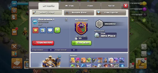 [➤Th 18 Max type ➤HEROS 63 63 57 45> BEST EPIC➤Good Base Heros INSTANT DELIVERY➤23], 18 TH