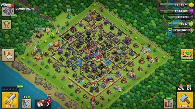 🏰17 FULL TH🏰💜🟪HEROES 100/100/90/78/50/10 💜🟪1k gems 750 trophies💜🟪17 skins 11 equipment💜🟪⚡AUTO DELIVERY⚡, 18 TH Home Village