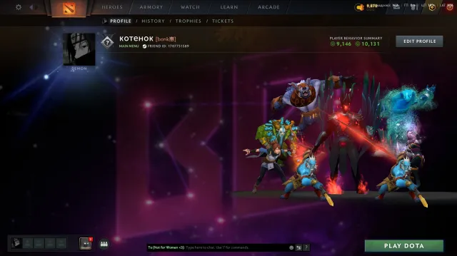 🖤【~5700 MMR】🖤【2 ARCANES SUR TB ET CM/ CHANGEMENT COMPLET DES DONNÉES À VOTRE NOM】🖤 83 DOUBLES DE RANG 🖤, Vente, 5700 MMR, 10131 intégrité, 9146 politesse, 286 matchs, 292 heures
