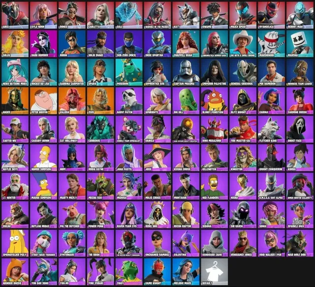 💗RAMIRES💗SINISTER BOMBER💗REAPER💗JUNIPER💗DARK KNIGHT💗📧ACCESS TO EMAIL📧, Sale, skins 107