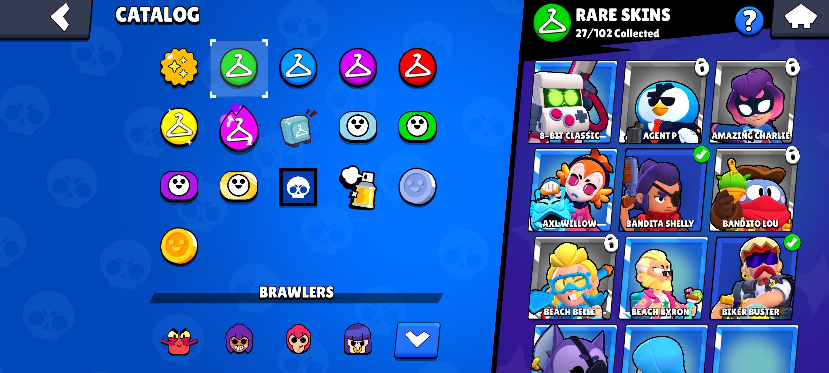 Write even offline ❤️Wonderful account, skins for 11k💎❤️ 💜5 UPLOADED HYPERCHARGES💜, trophies 16000, brawlers 61, primes 9