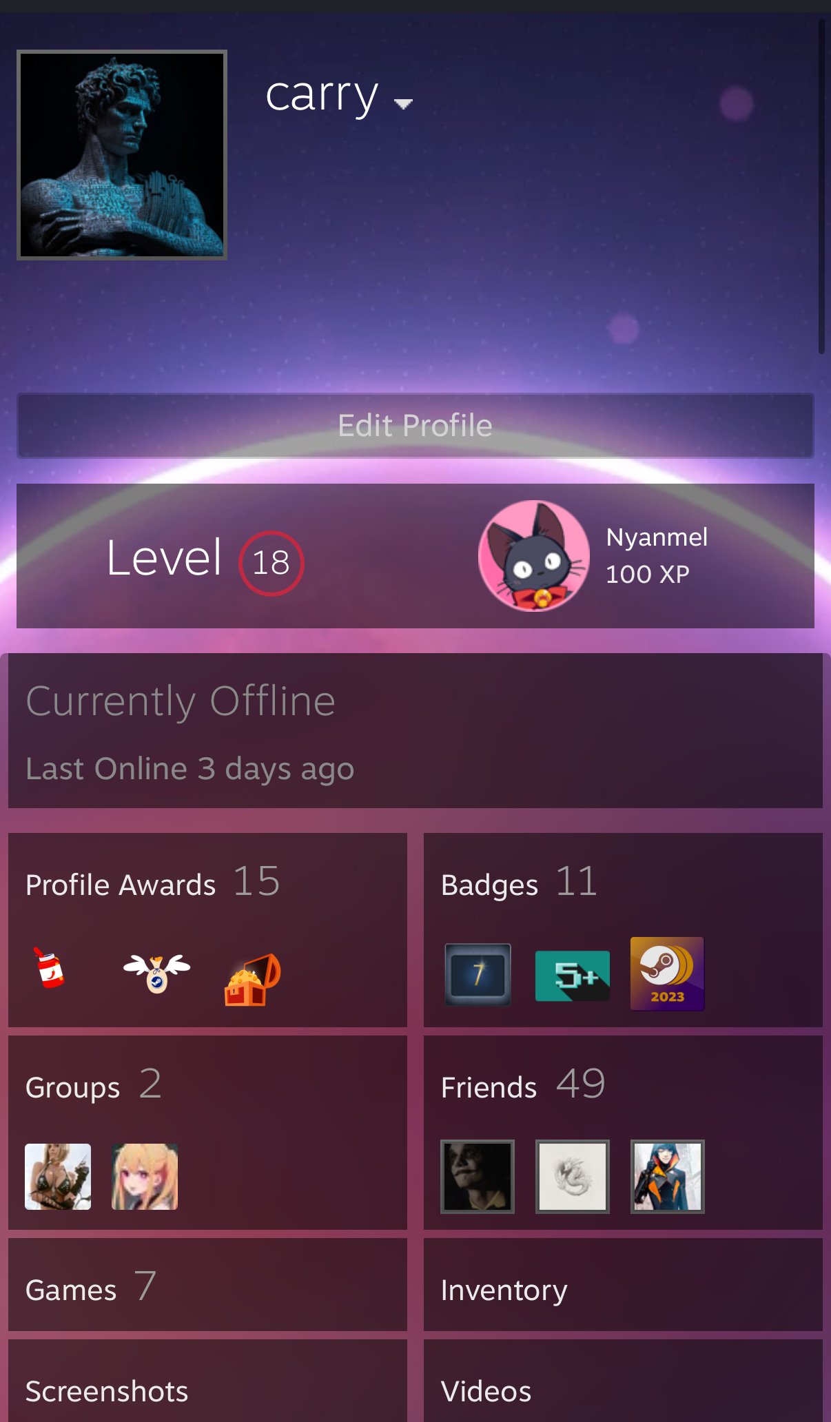 HIT 【퐂퐒ퟐ ACCOUNT】7 medals +600h Native mail ️ See the description💥✅, Sale, Available, Yes PRIME, Competitive
