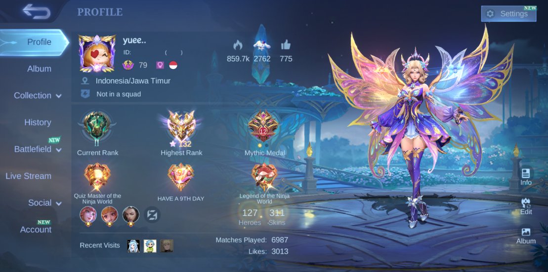 COLLECTOR VALIR 🔥 LUCKYBOX LUNOX & ESTES 🔥 MID LANER ACCOUNT | MAGE / SUPPORT ACCOUNT, Sale, Rank: Epic, Level: 79, Winrate: 55%, Heroes: 127, Skins: 311