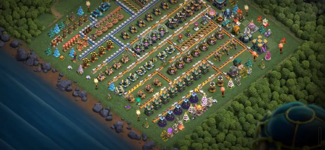 Collection of Christmas Trees, 14 Town Hall Native Village, 6 Builder Hall
