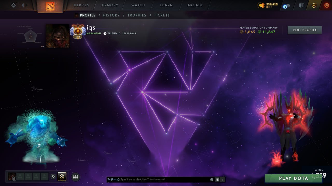 12700 MMR | MAINPOOL | 760 EU RANK | HIGH LVL, Sale, 12700 MMR, 11600 Behavior score, 5800 вежливости, 2400 games, 3500 hours