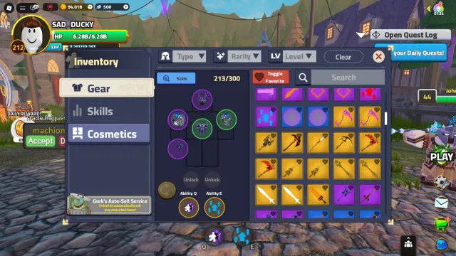 ⚠️ BEST ACCOUNT FOR YOUR MONEY ⭐ LVL 212 • VIP • LEGENDARY ITEMS + MAGIC SPELL, Sale, Voice chat: Available