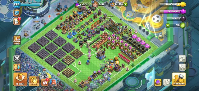 👑 [ТХ 18] 🏰🔥 ФУЛЛ АККАУНТ 🔥🏰 ❤️ НЕ РАШЕН ❤️ 25 СКИНОВ ❤️ 🎭 2 ОФОРМЛЕНИЯ 🎭 💎 БОГАТЫЙ АККАУНТ 💎, 18 TH Родной Деревни, 10 TH Строителя