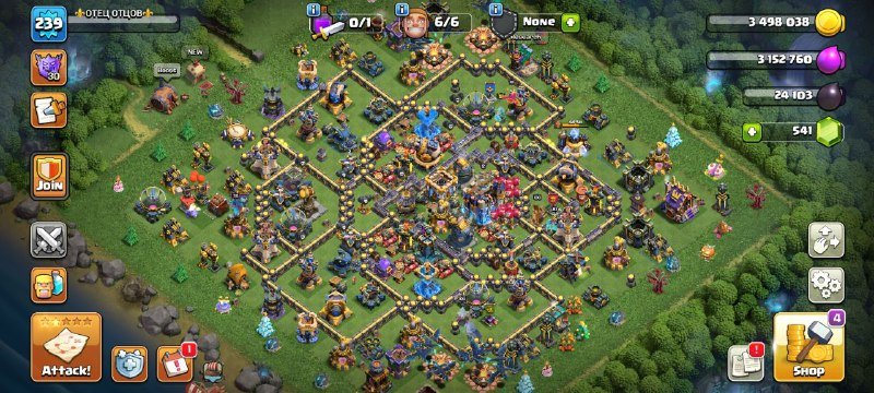🐧~FULL 𝟏𝟖 𝗧𝗛 🐧👤 HEROES【100:104:80:80:51】👤💟 𝟑 SCENERY + 𝟏𝟏 SKINS 💟💣 ALL GEAR FULL 💣, 18 TH Main Village