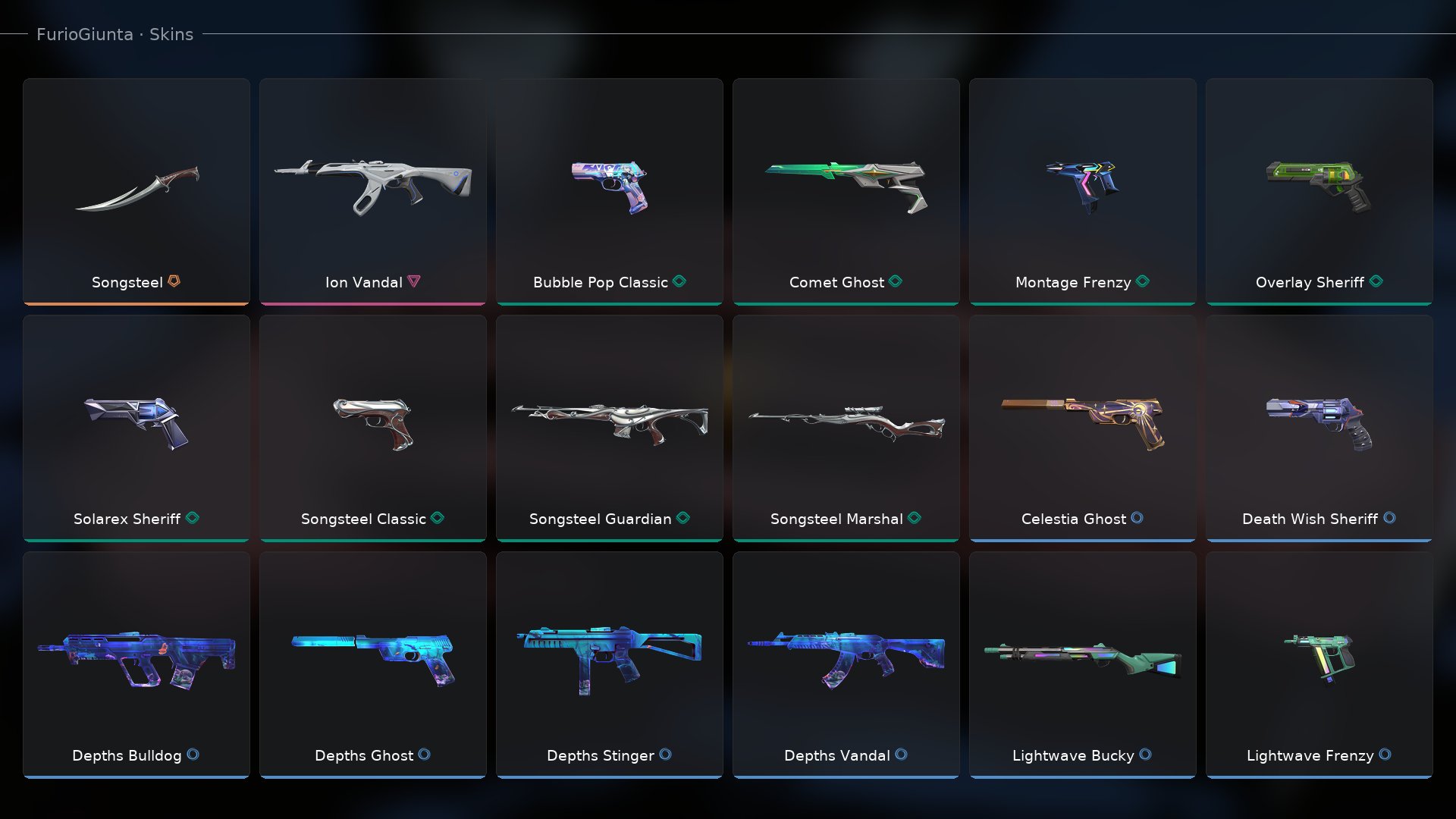 💿 𝟏 Knife | Singing Steel | Vandal Ion | Light Wave Collection | Sheriff Solarex, Sale, Silver 1, Agents: 24, Skins: 27