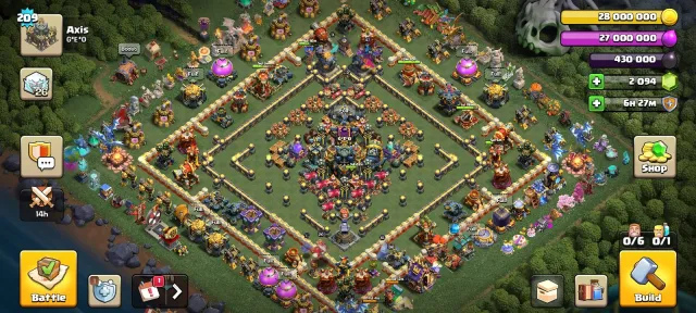 🔥 Clash of Clans | TH17 | Progress 88% | Strong heroes and equipment, 17 TH Home Village, 10 TH Builder