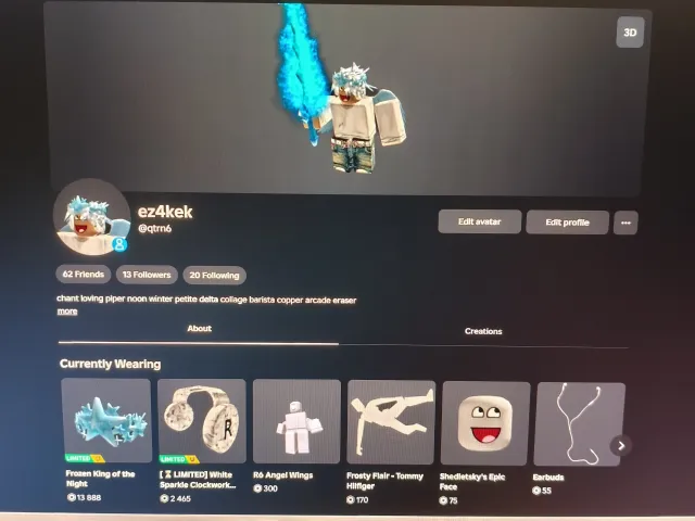 DONATION ACCOUNT 25K+RB, ACCOUNT WITH A SMALL NICKNAME, Sale, Voice chat: Available