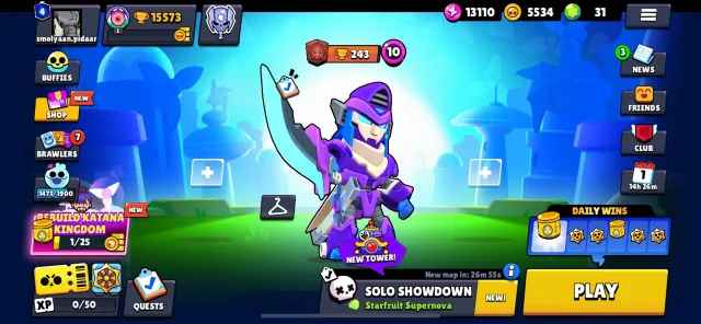 ❤️BUNDLE CR 9.4k+ ❤️ BS 15.5k | SPRAY 30 RANK ❤️MECHA MORTIS | 20.9k BLING ❤️2281 CR Gems❤️, 15573 trophies, 66 brawlers, 4 primes