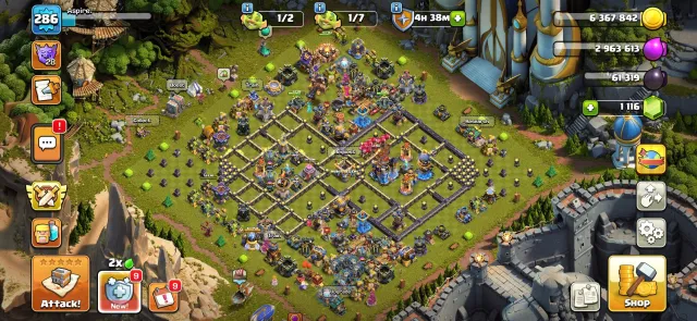 Donated TH18 with top gear and upgrades, other reviews and etc. in screenshots, 18 TH Home Village, 10 TH Builder Base