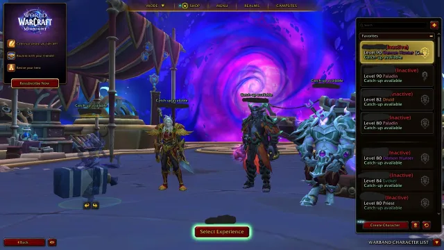 WoW Retail Account| 86 Mounts| 10,000+ Trader’s Tender | Multiple Level 90 Characters, 90 уровень, Эльфы крови, Охотник на демонов
