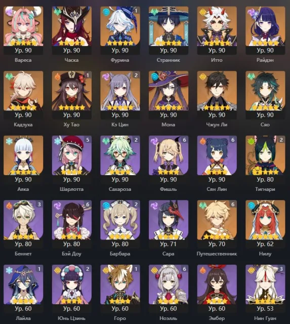 ⭐Personal Genshin Impact Account (Furina C1 + Sigil) + HSR Account + ZZZ ⭐, Any Platform, Email Linked, Iter, Levelled, AR 59