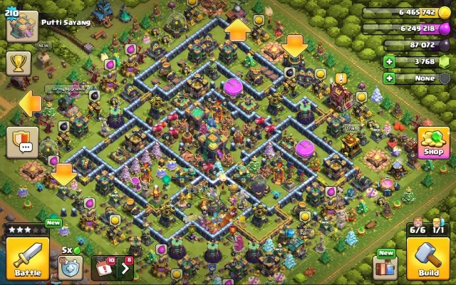 14 TH | 210 LVL | 68/81/54/59/30 | 3.7k gems + Christmas tree from 2015, 14 TH Home Village, 10 TH Builder Base