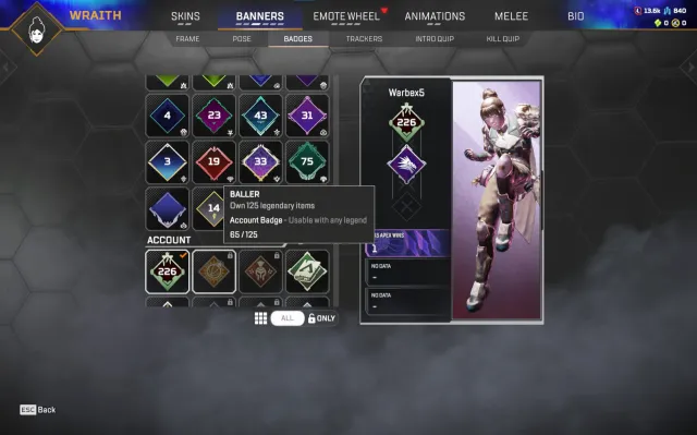🍀 【 226 LVL 】65 LEGEND SKINS | EA APP + PSN + XBOX🍀 ПОЛНЫЙ ДОСТУП 🔑, Новичок, 226 уровень, Реликвия: Нет