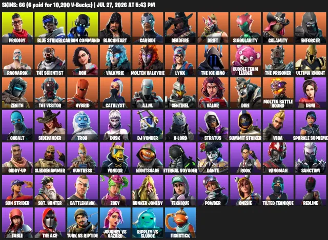 WARRANTY 🟨⬛️FULL ACCESS 🟨YOU CAN CHANGE YOUR EMAIL ADDRESS⬛️Orange Justice❗️Hot Marat❗️Valkyrie, Sale, skins 66