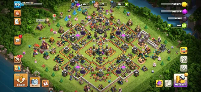 🌟5 in 1🌟130 LVL🌟60% FULL 14TH🌟56/60/41/26/14🌟IMMEDIATE REBINDING🌟, 14 TH Home Village, 5 TH Builder