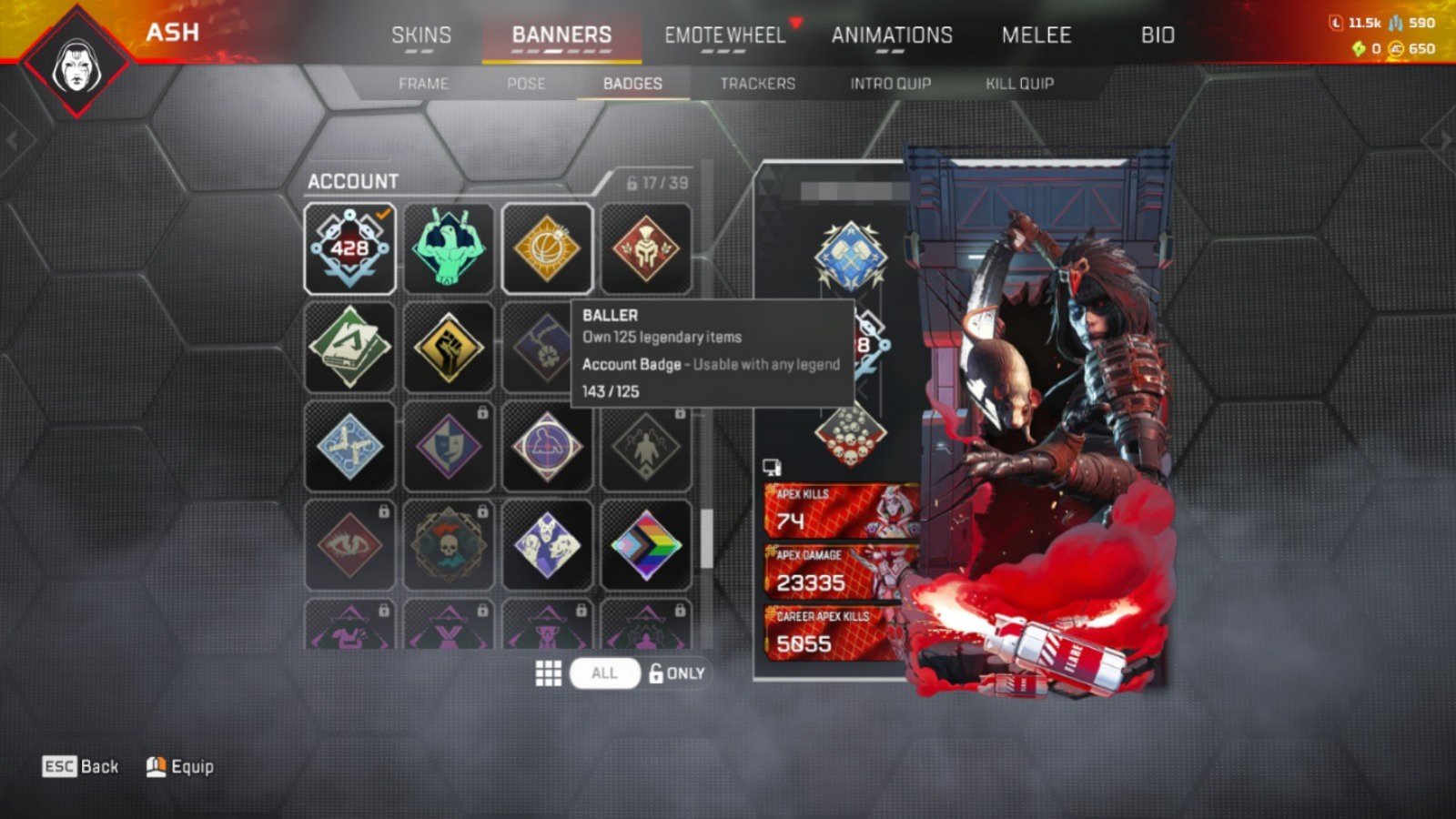 🔥【APEX LEGENDS】🎮【PK Riptide Predator】💎【143 Legs】🔐【AUTO DELIVERY】⚡【FULL ACCESS】✅, No rank, 428 level, Relic: Yes