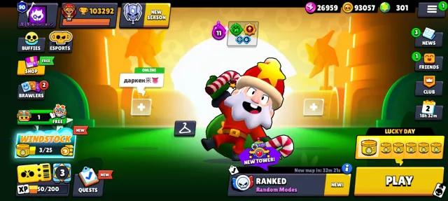 Ak 100k old master imba account LOOK AT DESCRIPTION, 103000 trophies, 107 brawlers, 90 primes