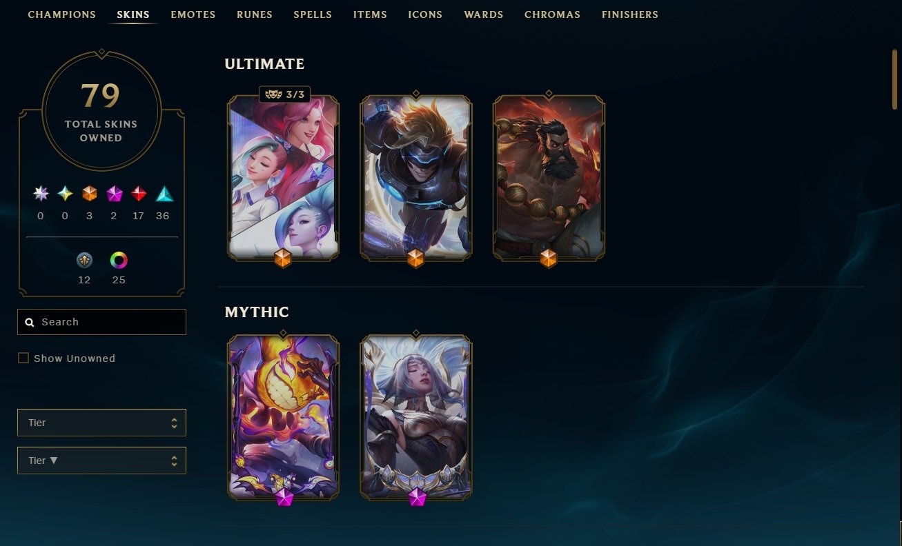 💖Personal account💖 Lots of skins for junglers!💖 Viego, Kayn, Ekko💖7 legendaries💖, Sale, level 80, champions 80, skins 80, Silver