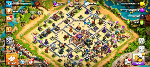 TH 17 ☠️SUMMER SCENERY☠️Heros: 53/64/41/38//25, 17 TH Home Village, 8 TH Builder Base