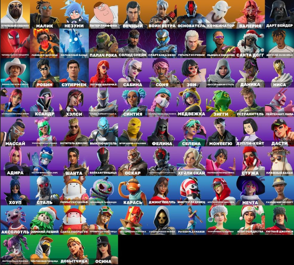 🌞🏝️80 SKINS🌊🍉BALENCIAGA🍉CYBERSPORTS🔥CHANGE EMAIL🔥PERSONAL🔥AUTO-DISTRIBUTION⭐, Sale, skins 80