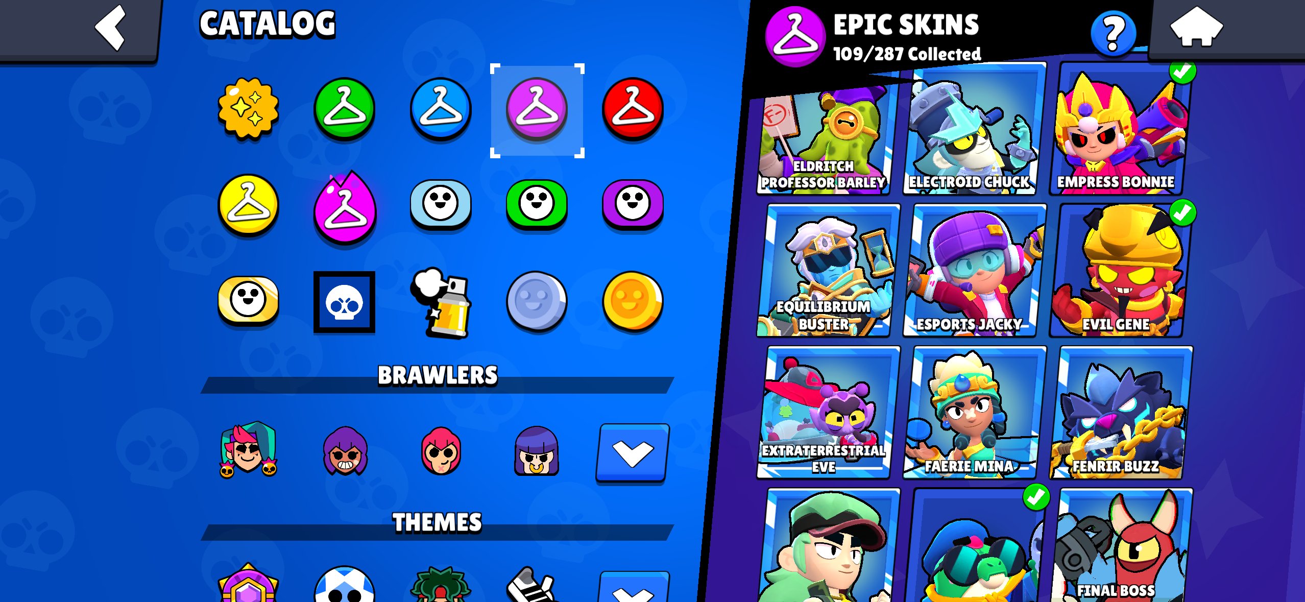 🎀SKINS~40K GEMS💎🎀⚔️MASTER IN THE LEAGUE⚔️💵10+BP💵🌸CORSAIR COLT🌸🥷HOCKEY PLAYER MORTIS🥷💬PIN RANK 35💬, trophies 90000, brawlers 102, primes 66