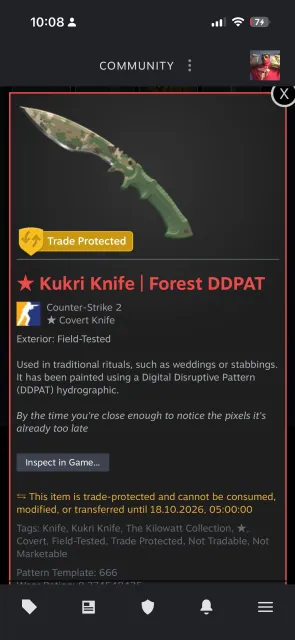 🈳10 LVL🈳2005 ELO🈳VERIFIED🈳WITH A KUKRI KNIFE🈳, Sale, With inventory, Has PRIME, FACEIT, 2005 ELO, Registered: Yes
