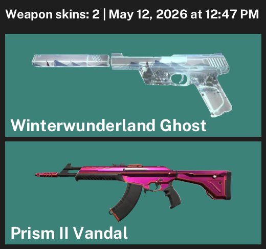 GOST winter's tale, the vandal prism, Sale, Ranked locked, Agents: 7, Skins: 1