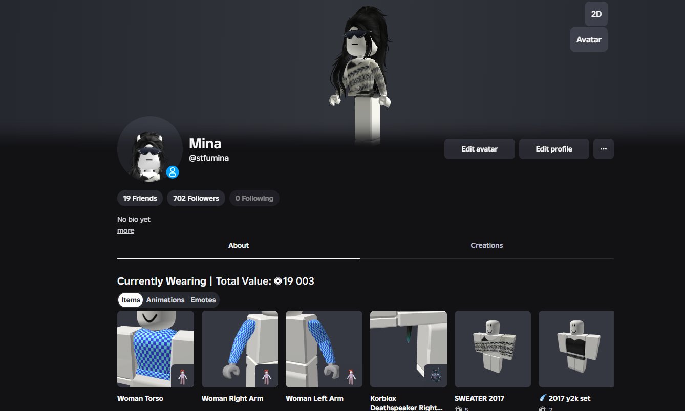 🚀🔮KORBLOX+SINISTER❤️TOTAL ≈ 61k🔮5K RAP❤️SUITABLE FOR A GIRLFRIEND❤️🔮AUTO-DISCHARGE 🔮DESCRIPTION❤️, Sale, Voice chat: No