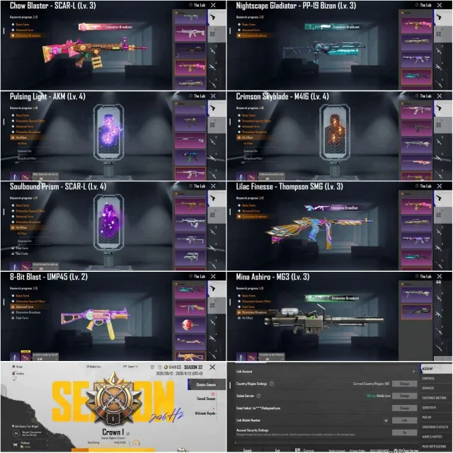 M416 Crimson (KillMsg)Akm Pulsing (KillMsg)Scarl Lvl 4(KillMsg)Mustang SportCar"Ultimate Set"8 Uza, Продажа, 78 уровень, Ранг: Корона, 70+ мифик скинов, 10+ прокачиваемых оружий, 5+ килл чатов, 1-5 спорт каров