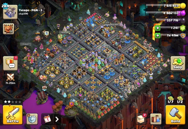 ❌Аккаунт фулл 18 ТХ ( 98%) lvl 284❌, 18 TH Родной Деревни, 10 TH Строителя