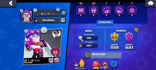 GRAFF PENGULA, DEER GRIFF, A LOT OF BP AND RARE LIMITEDS, VERY CHEAP, 62644 trophies, 104 brawlers, 39 primes