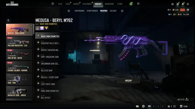 🔥BERYL M762 MEDUSA🔥ЧЕРНЫЕ ОБМОТКИ ДУНКАН🔥PGC2022🔥PURRPLE SET🔥35+ ОРУЖИЙ💥ОДЕЖДА💥СМЕНА НИКА, Есть BATTLEGROUNDS Plus