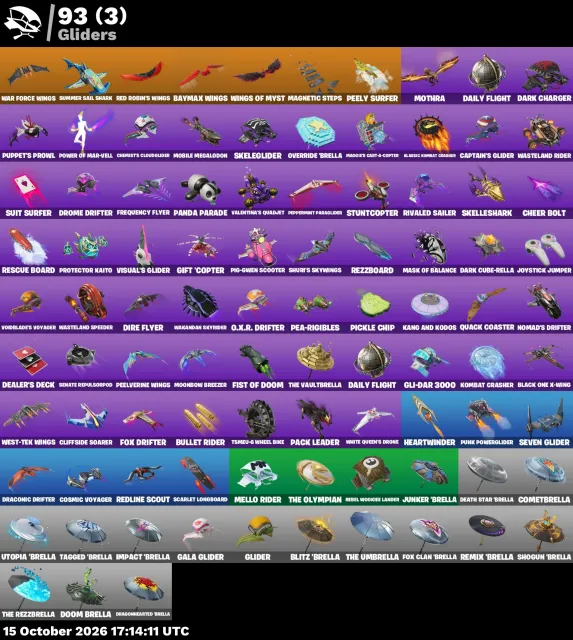 110 Skins | Psycho Bandit | Ol' Woody | Get Griddy | 300 vb, Verkauf, Skins 110